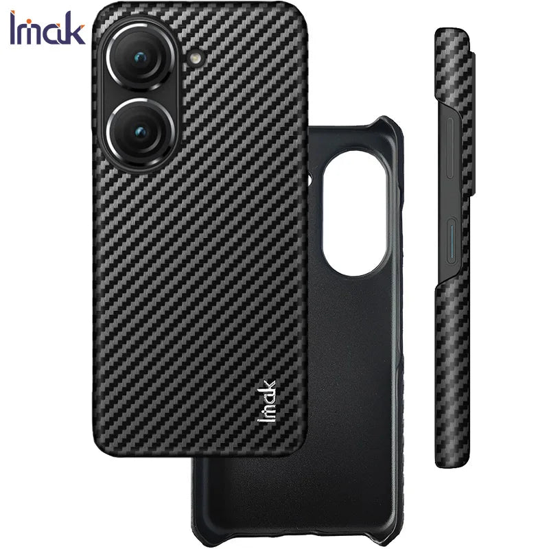 Asus Zenfone 9 5G Carbon Fiber Back Cover Slim Matte Shockproof