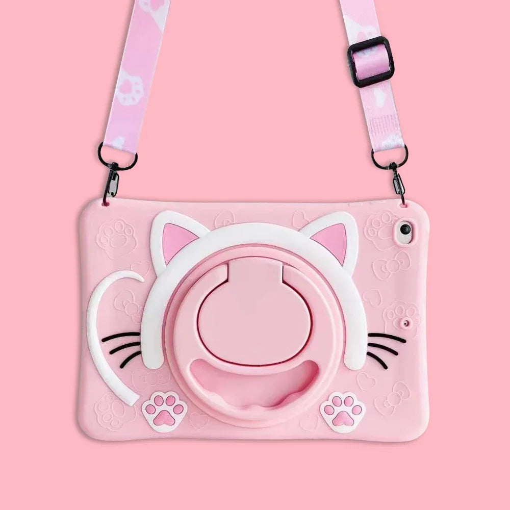 Apple iPad Kids Cute Cartoon Silicone Case