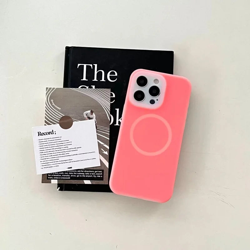 Apple iPhone Premium iPhone Liquid Jelly Magsafe Case