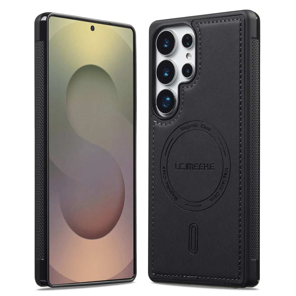 Samsung Galaxy Luxury Leather Flip Case