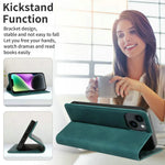 Brush Leather Wallet Case iPhone 17 Flip Card