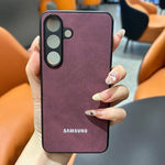 Samsung Galaxy Luxury Sheepskin Leather Phone Case