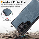 Samsung Galaxy Luxury Leather Flip Case