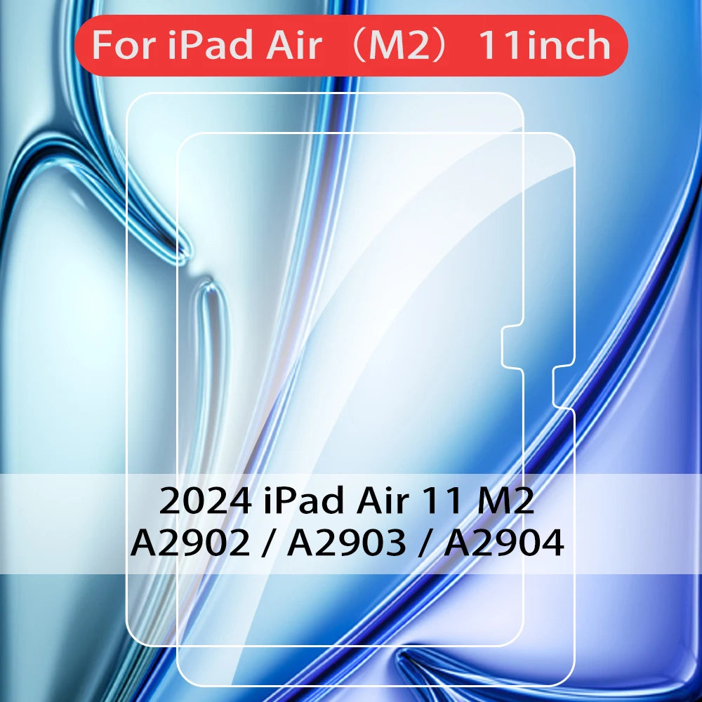 Apple iPad - Tempered Glass Screen Protector - 2 Pack