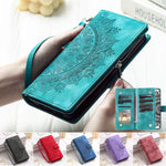 Samsung Galaxy Embossed Leather Flip Case