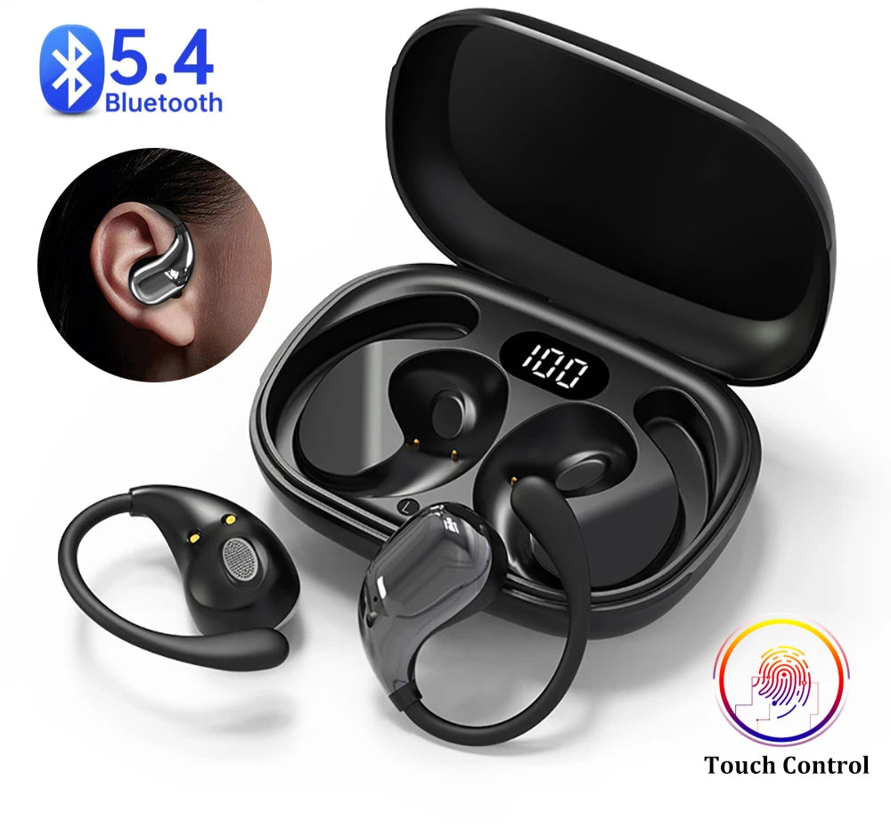 Ear Hook Wireless Earphones Bluetooth 5.4 TWS