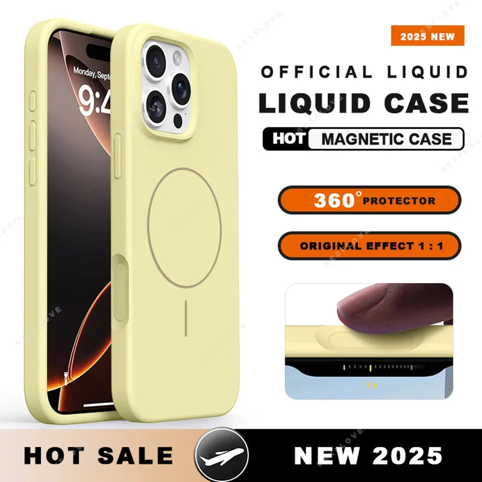 Apple iPhone Magsafe Silicone Phone Case