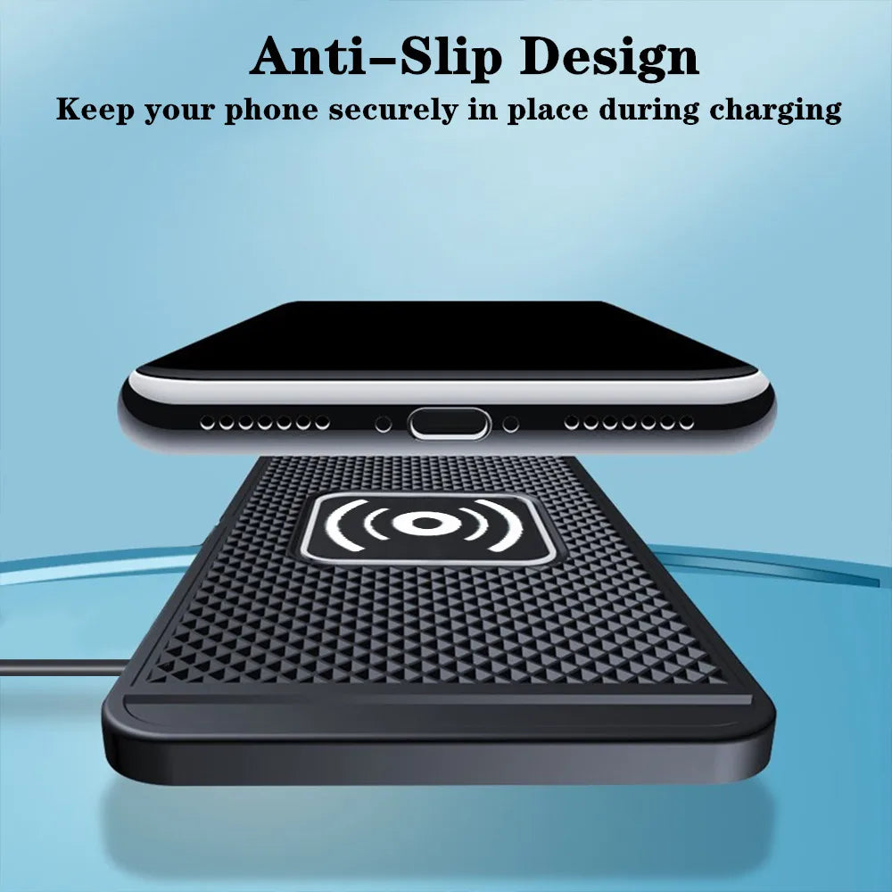 Apple & Andriod Universal Wireless Charger Non-Slip Pad