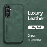 Samsung Galaxy Luxury Leather Case With Magnetic Plate Support