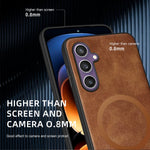 Samsung Galaxy Leather Magsafe Phone Case