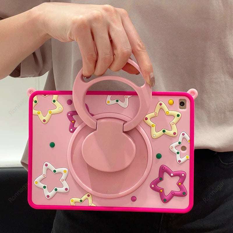 Apple iPad Kids Cartoon Silicone Case