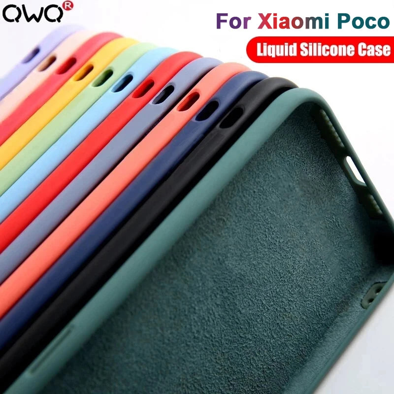 Xiaomi Poco Original Liquid Silicone Phone Case