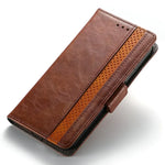 Leather Book Coque Flip Wallet Case For Samsung Galaxy