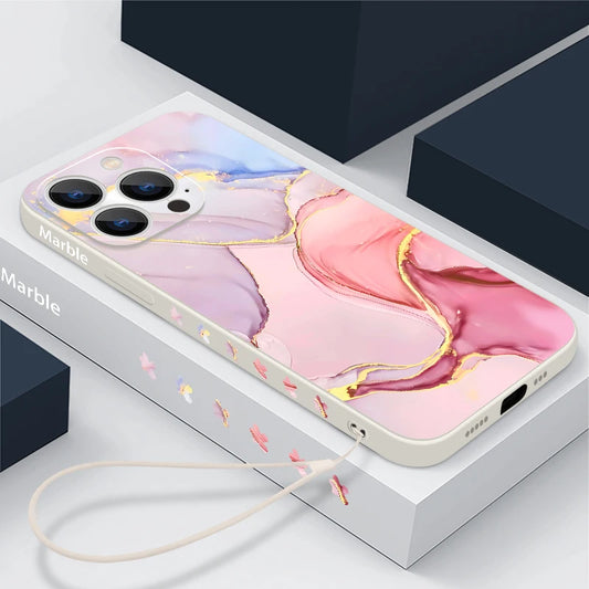 Apple iPhone Colorful Marble Case