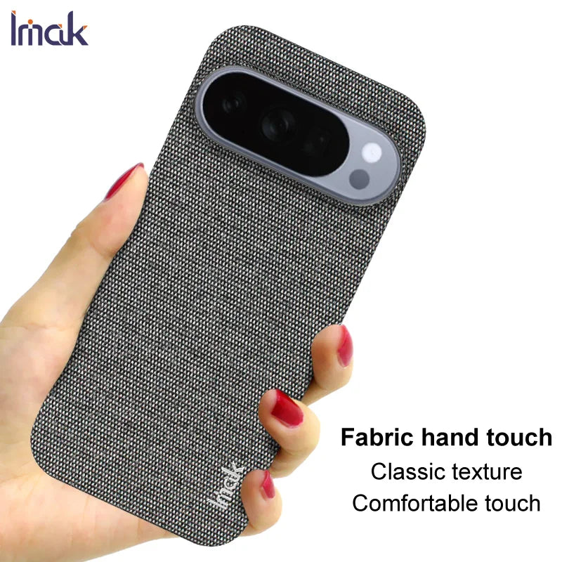Google Pixel Luxury Fabric Back Panel Case IMAK Cloth