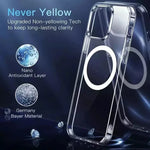 Apple iPhone Clear Phone Case with Magsafe Wireless Charging