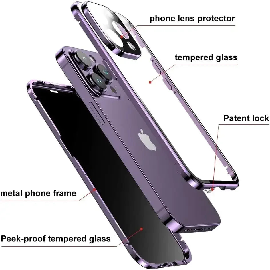 Apple iPhone 360° Full Protection Privacy Phone Case