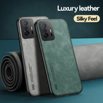 Xiaomi Luxury Leather Phone Case With Magnetic Plate Support