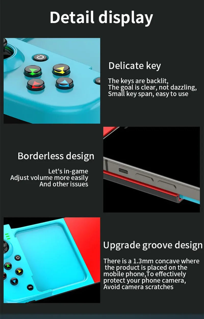 Wireless Bluetooth Stretchable Game Controller For Apple & Android Mobile Phone