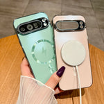 Google Pixel Luxury Metallic Frosted Magsafe Phone Case