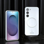 Samsung Galaxy Luxury Soft Logo Silicone Magsafe Case