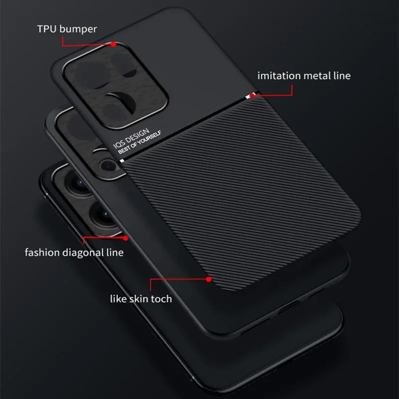 OPPO Reno Stylish Leather Phone Case