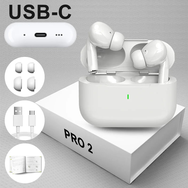 AirPro 2 2025 Wireless Bluetooth Earphones Headphones - Apple & Android