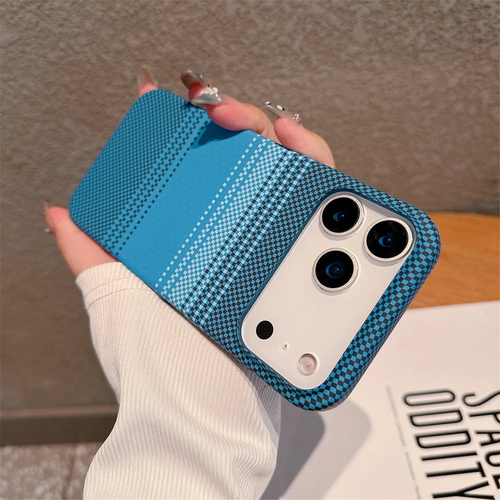 Apple iPhone Kevlar Carbon Fibre Look Case