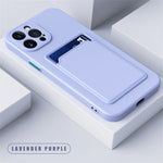 Apple iPhone Luxury Soft Silicone Wallet Case