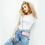 Motorola Zipper Crossbody Leather Case RFID Wallet