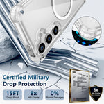 Samsung Galaxy Shockproof Armor Transparent Magsafe Case
