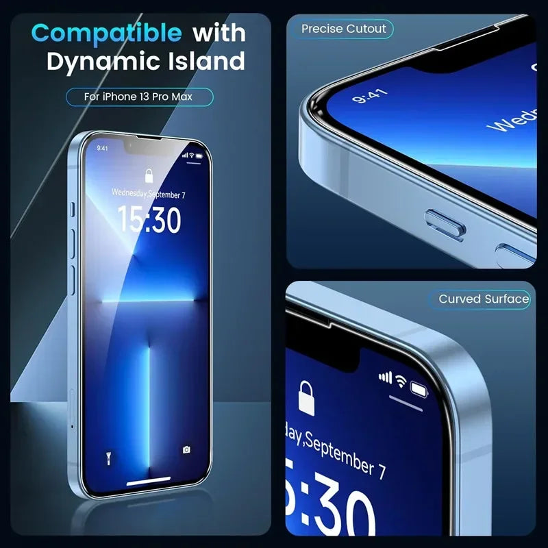 Apple iPhone Tempered Glass Screen Protector - 5 Pack