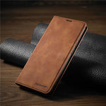 Apple iPhone Leather Flip Wallet Case