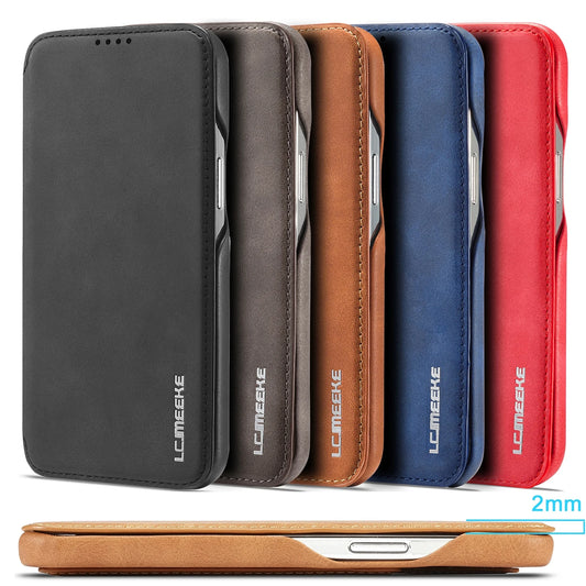 Apple iPhone Leather Flip Wallet Case