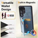 Samsung Galaxy Luxury Leather Flip Case