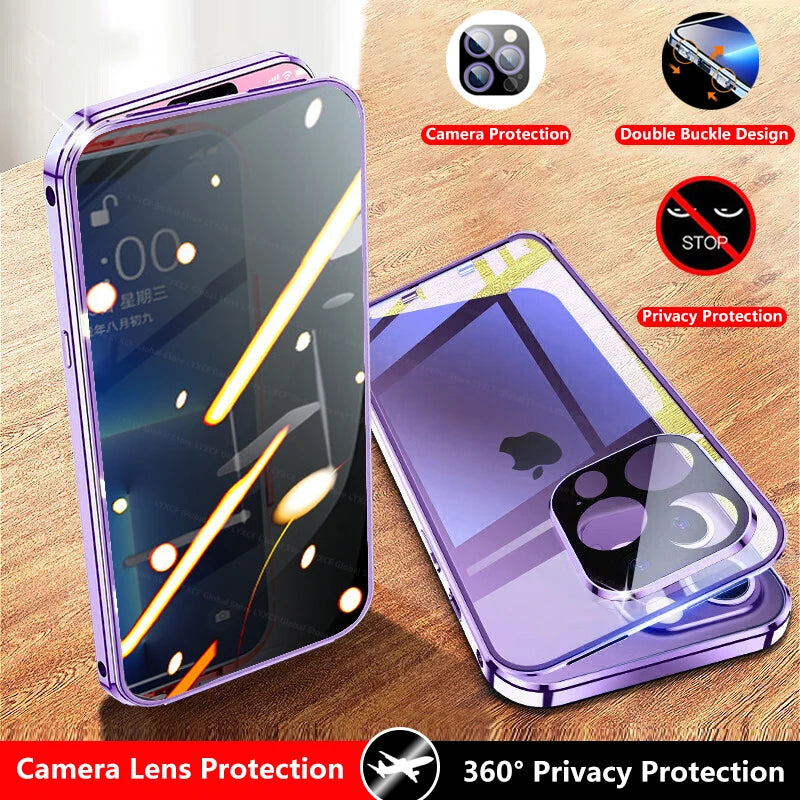 Apple iPhone 360° Full Protection Privacy Phone Case