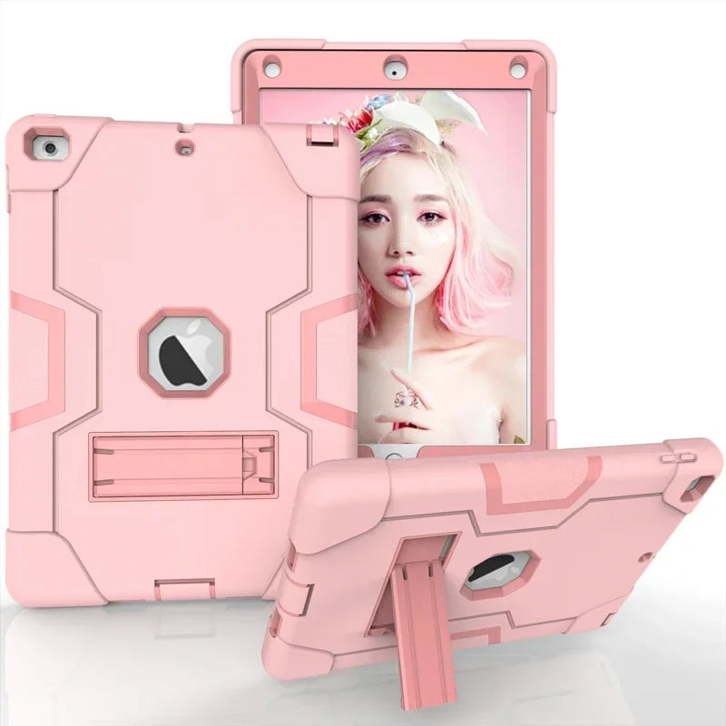 Apple iPad Armor Shockproof Kids Tablet Case with Stand