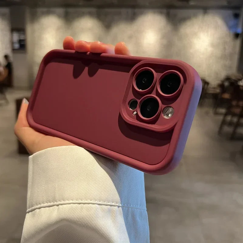 Apple iPhone Luxury Candy Color Silicone Phone Case