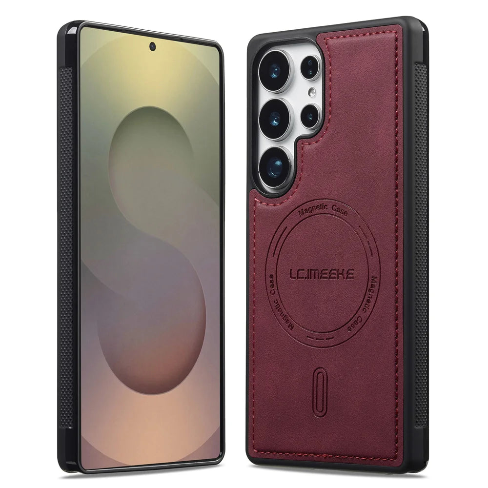 Samsung Galaxy Luxury Leather Flip Case