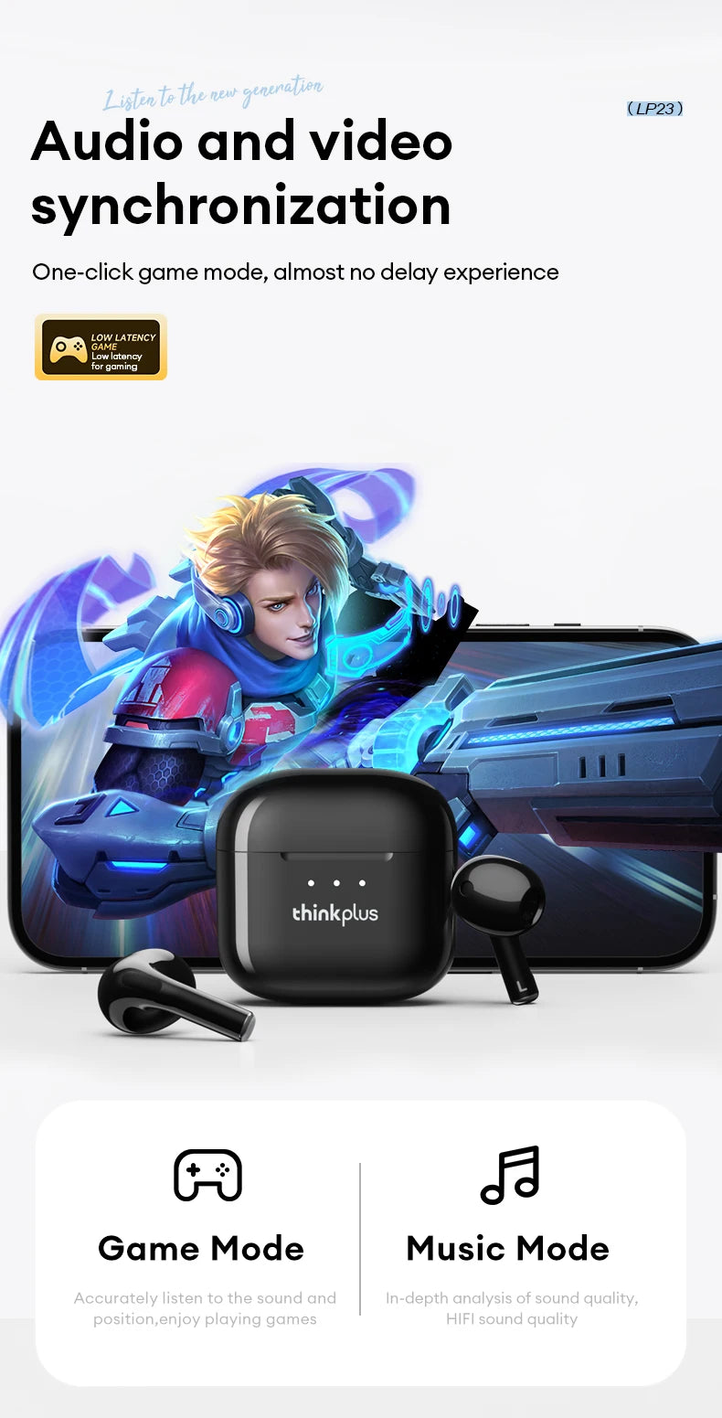 Lenovo Thinkplus Bluetooth Wireless Ear Pods