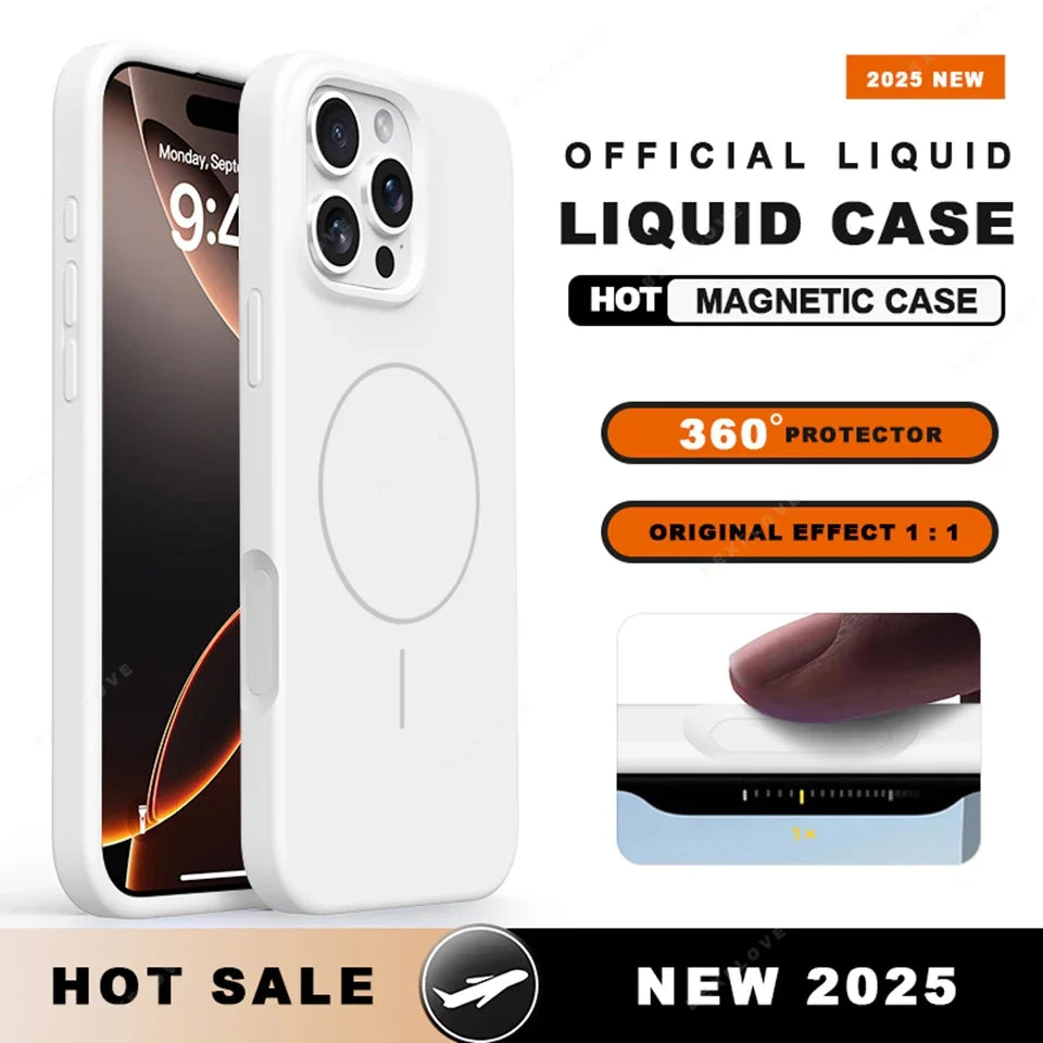 Apple iPhone Magsafe Silicone Phone Case