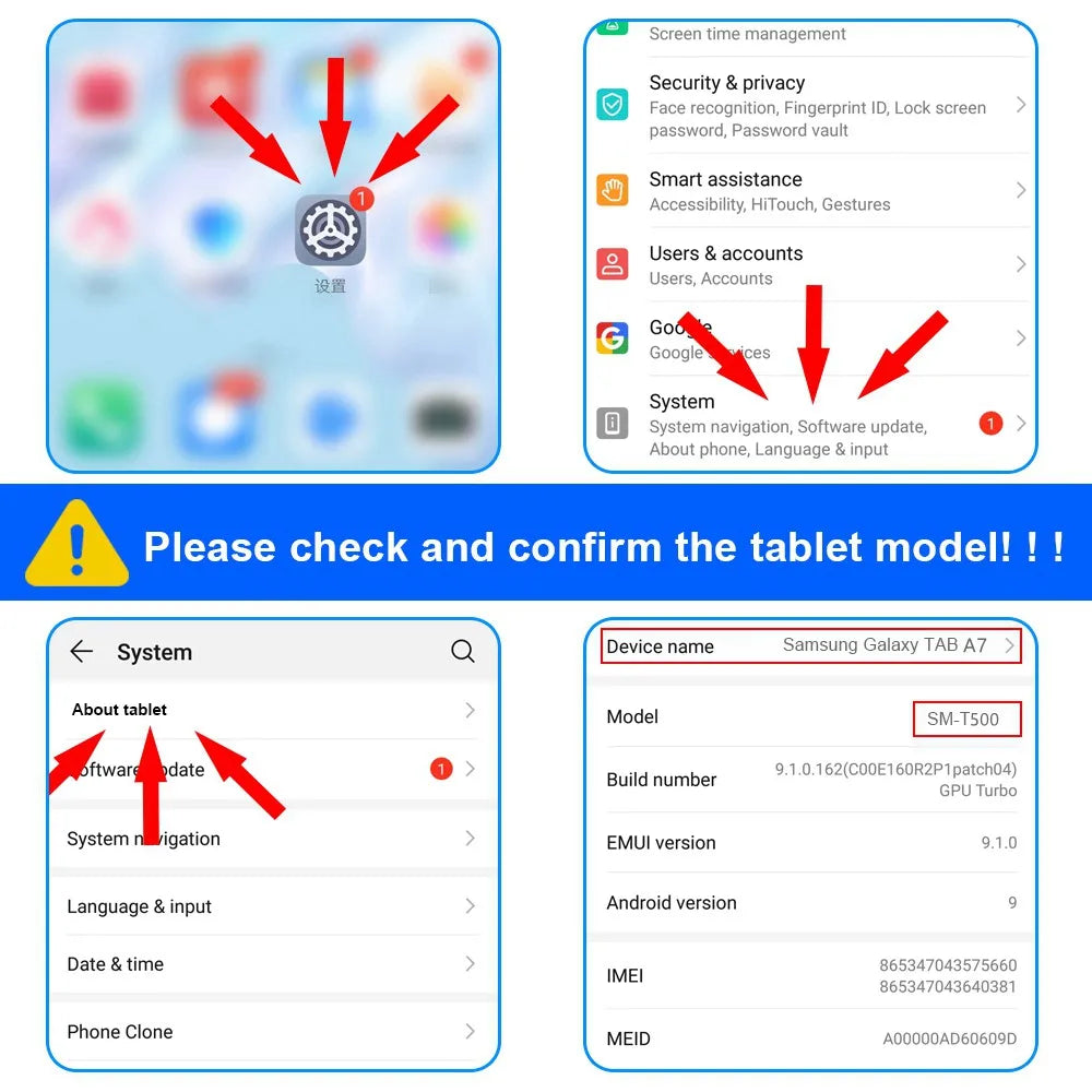 Samsung Galaxy Tablet Silicone Shockproof Case