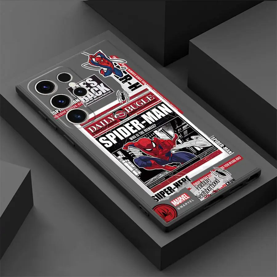 Marvel Spider-Man Phone Case for Samsung Galaxy S25, S24 Ultra, S23, S22, S21 Plus, S20 FE Cover