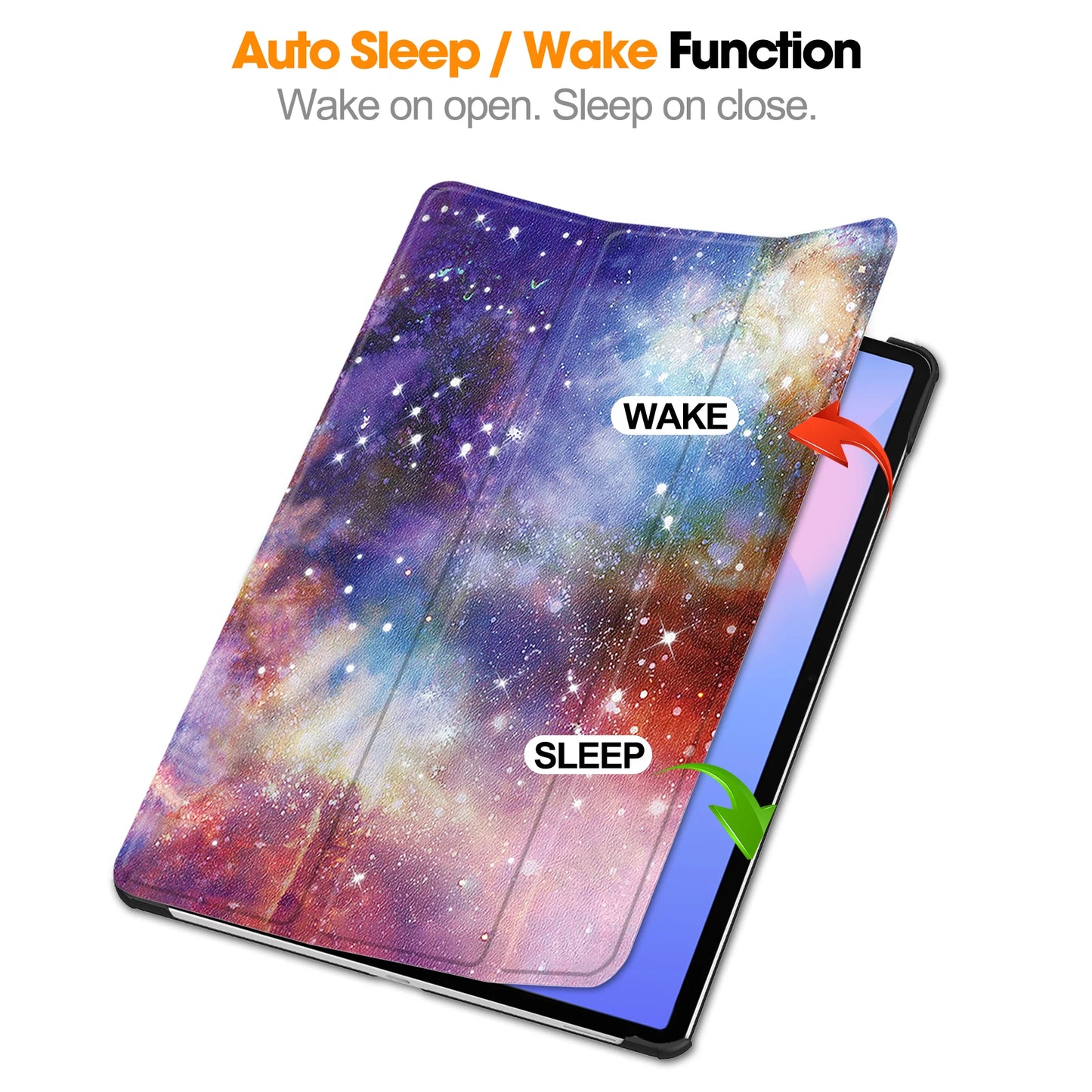 Samsung Galaxy Tablet Multi-Folding Case with Pencil Holder