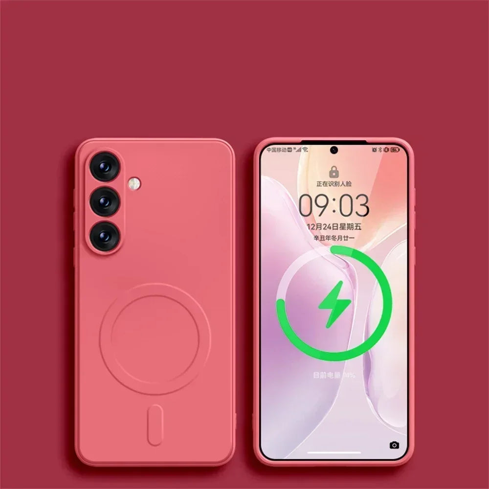 Samsung Galaxy Liquid Silicone Magsafe Case