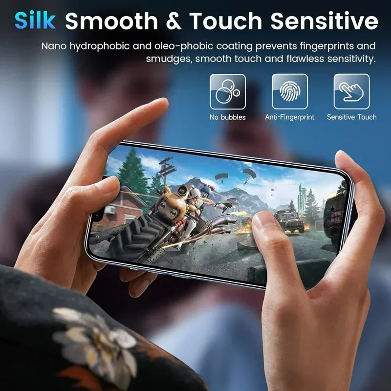 Apple iPhone Tempered Glass Screen Protector - 5 Pack