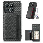 Honor Card Wallet Flip Case Leather Magnetic Back Cover With Card Slot Lens Protection