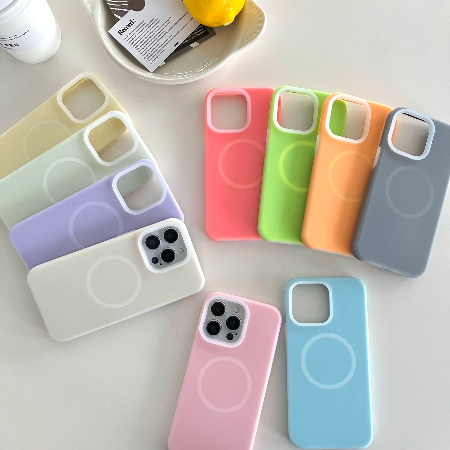 Apple iPhone Premium iPhone Liquid Jelly Magsafe Case