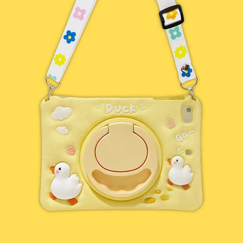 Apple iPad Kids Cute Cartoon Silicone Case