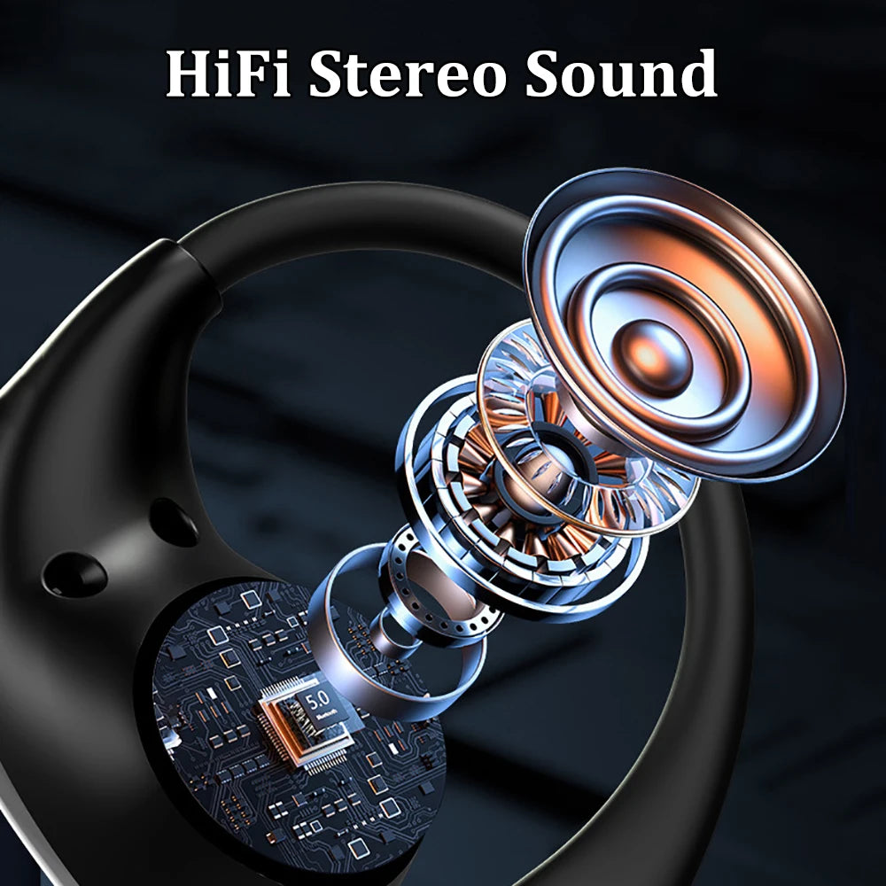 Ear Hook Wireless Earphones Bluetooth 5.4 TWS
